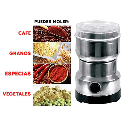 Molino Eléctrico Multiusos: Muele en segundos, disfruta por días ☕✨
