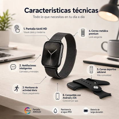 Smartwatch Series 10 / SW-11 con doble correa