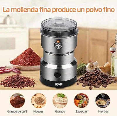 Molino Eléctrico Multiusos: Muele en segundos, disfruta por días ☕✨