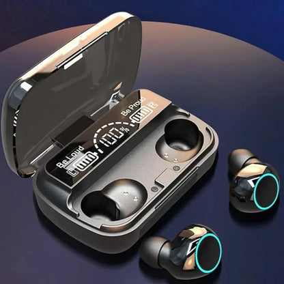 Audífonos Bluetooth TRON con Luces LED | Sonido Envolvente + Modo Gamer🎵
