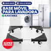 Base móvil ajustable con ruedas 360° para electrodomésticos pesados