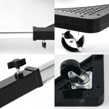 Base móvil ajustable con ruedas 360° para electrodomésticos pesados