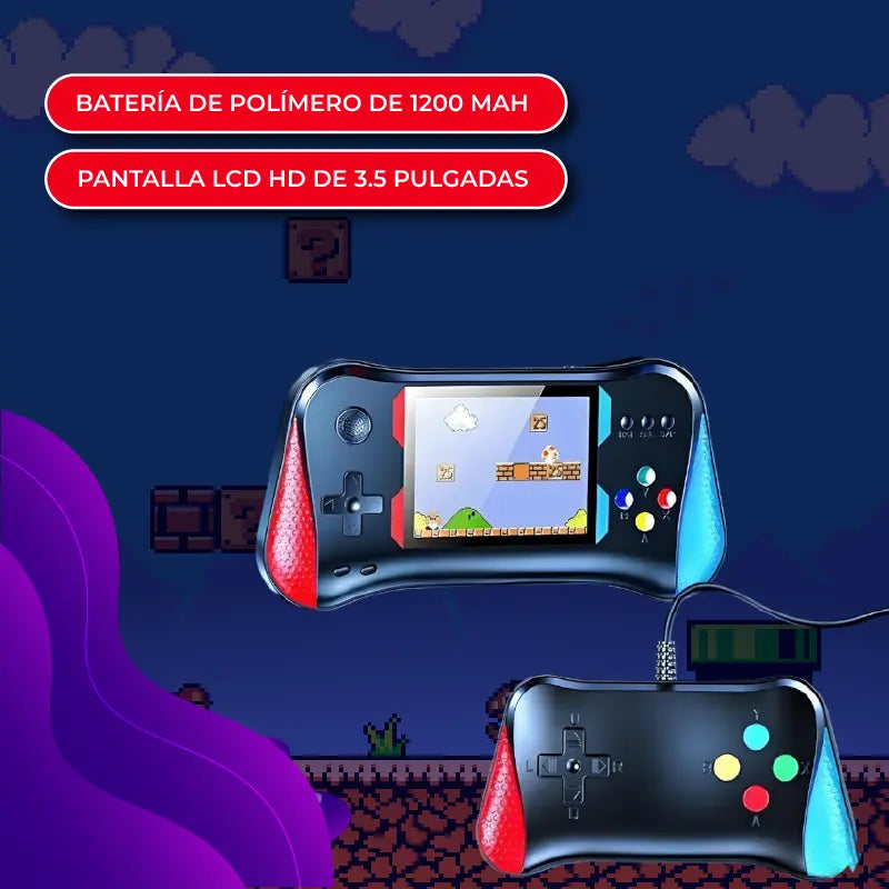 Consola Portátil X7M Retro – 500 Juegos en 1🎮