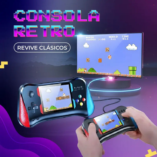 Consola Portátil X7M Retro – 500 Juegos en 1🎮