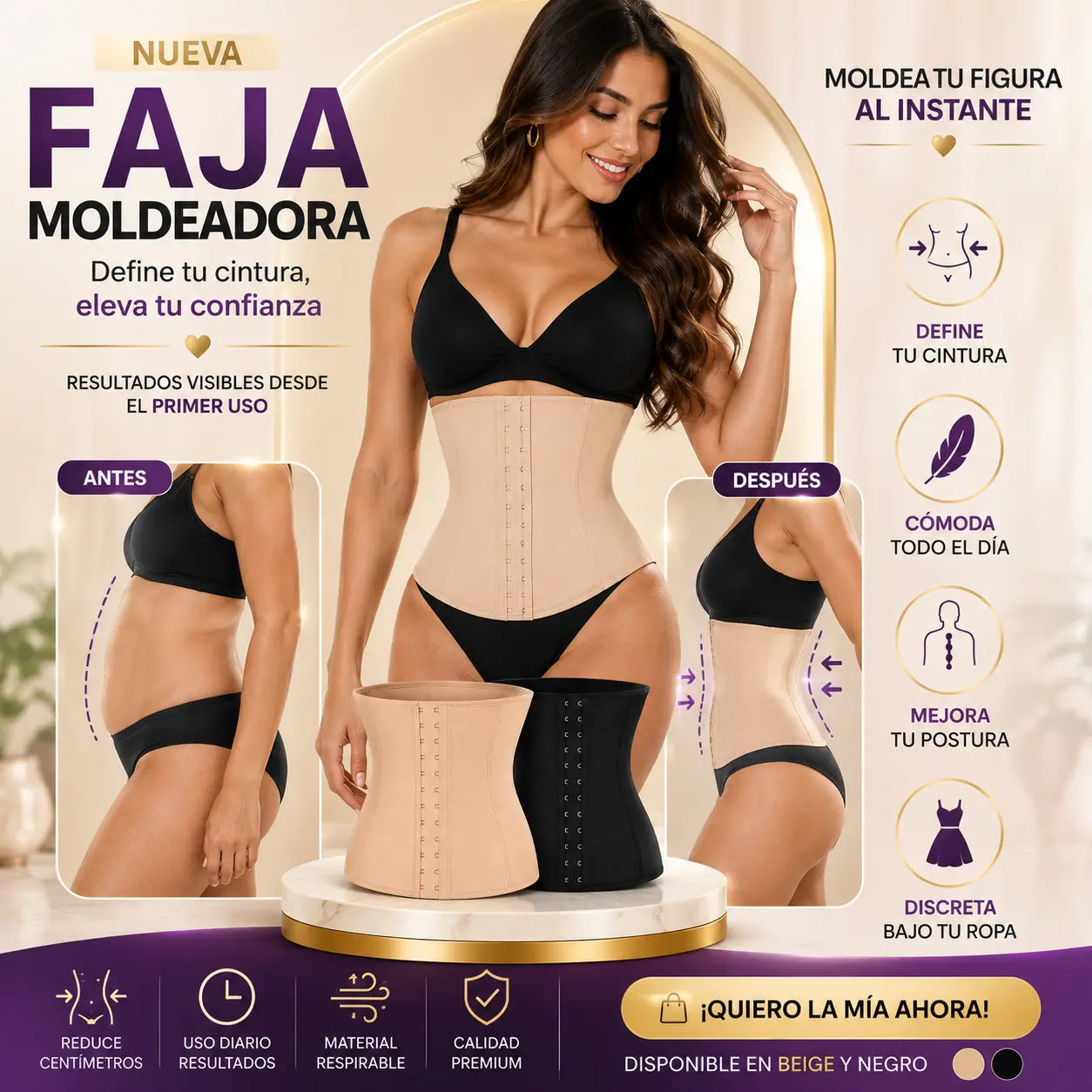 La forma más fácil de lucir una cintura más definida al instante