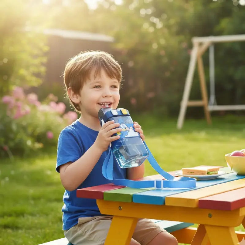 Disney & Kawaii Cartoon Square Bottle 500ml | Frozen | Pato Donald | Lotso Rosado | Termo Infantil con Correa – Doble Boquilla + Antiderrame 360°