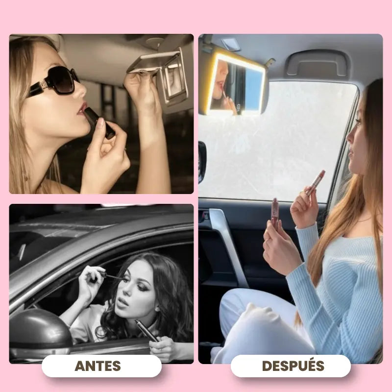 ESPEJO VANID MY269 | Tu maquillaje perfecto, incluso dentro del carro💄