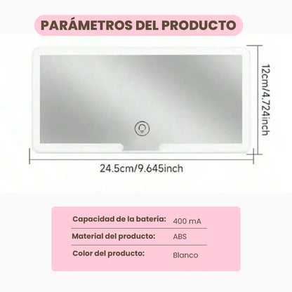 ESPEJO VANID MY269 | Tu maquillaje perfecto, incluso dentro del carro💄