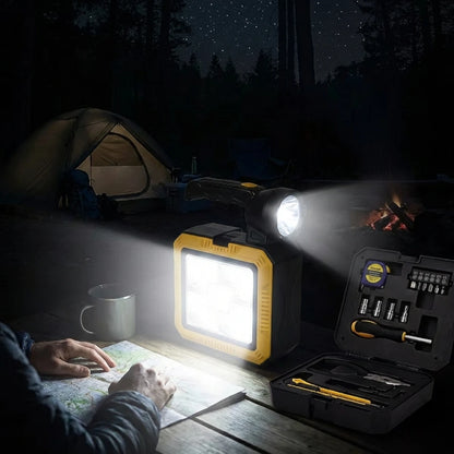 LINTERNA LAMPARA SOLAR | Kit Solar Camping Multifuncional🔦