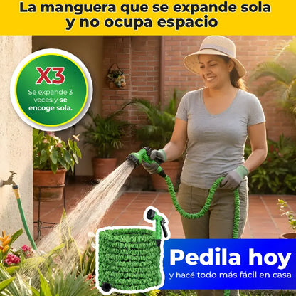 MANGUERA EXPANDIBLE 7.5M | Manguera Mágica Expandible 7 en 1🌟