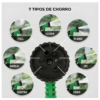 MANGUERA EXPANDIBLE 7.5M | Manguera Mágica Expandible 7 en 1🌟