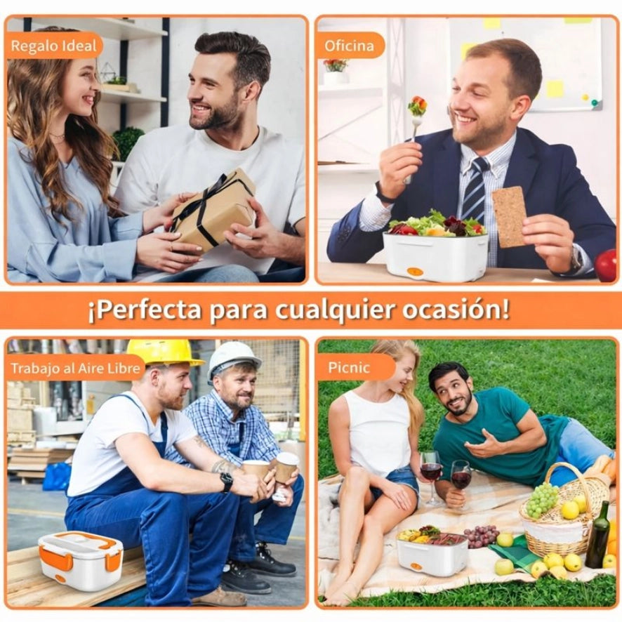 Lonchera Eléctrica — tu almuerzo caliente, sin filas y sin microondas