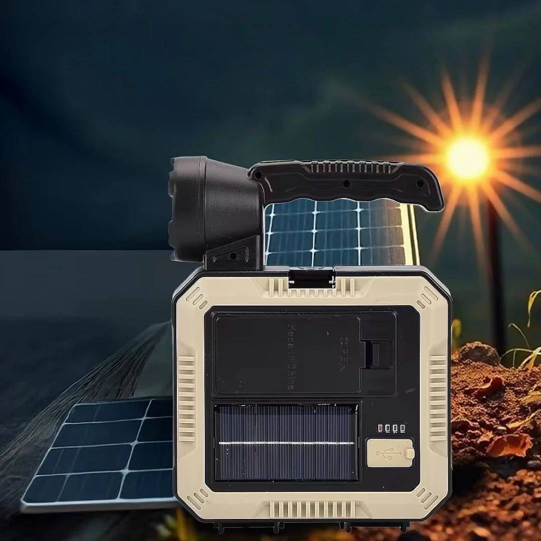 LINTERNA LAMPARA SOLAR | Kit Solar Camping Multifuncional🔦