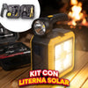 LINTERNA LAMPARA SOLAR | Kit Solar Camping Multifuncional🔦