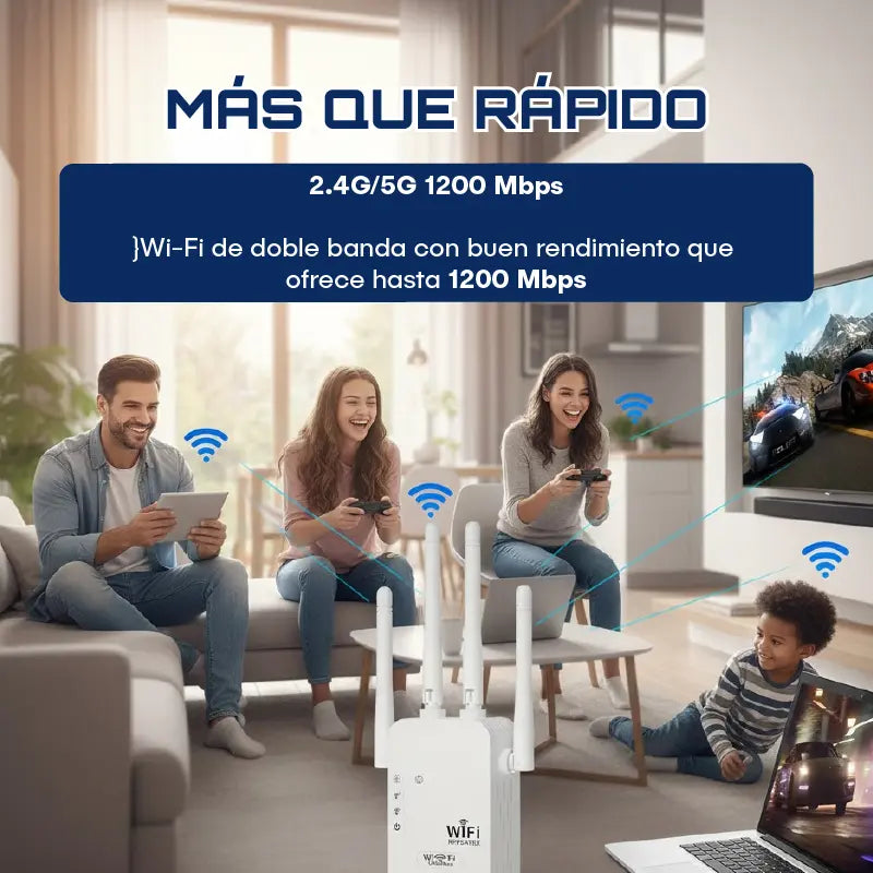 PIX-LINK 2800M – Amplificá tu señal WiFi en cada rincón de tu casa 🌐