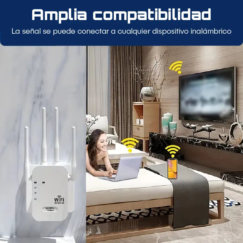 PIX-LINK 2800M – Amplificá tu señal WiFi en cada rincón de tu casa 🌐