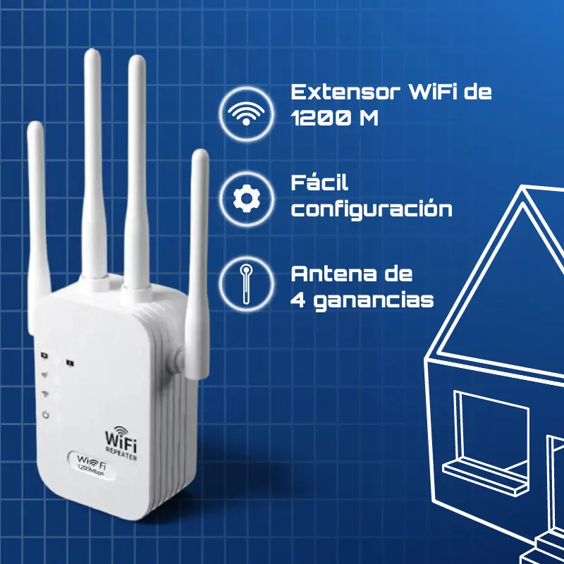 PIX-LINK 2800M – Amplificá tu señal WiFi en cada rincón de tu casa 🌐