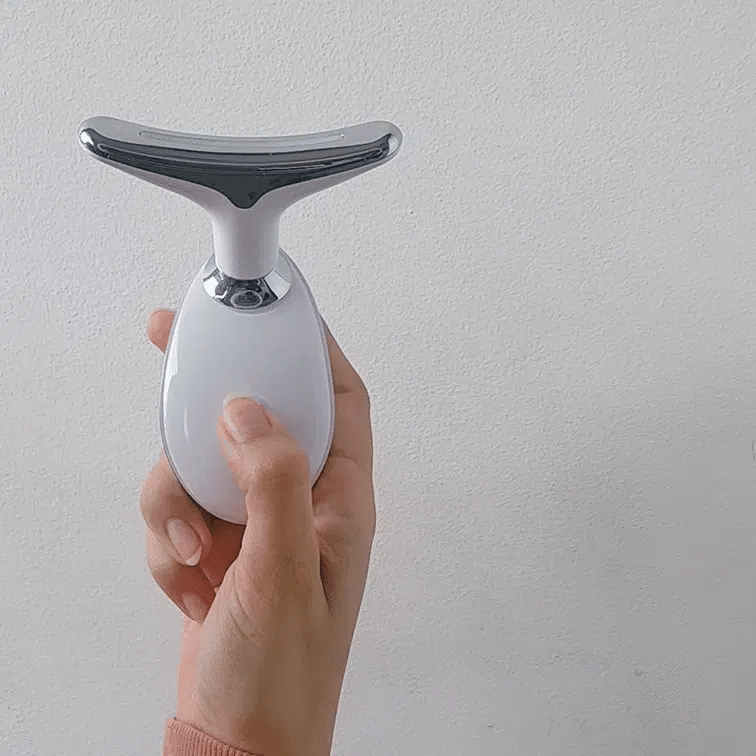 Masajeador Facial LED con Vibración - Rejuvenated Skin®
