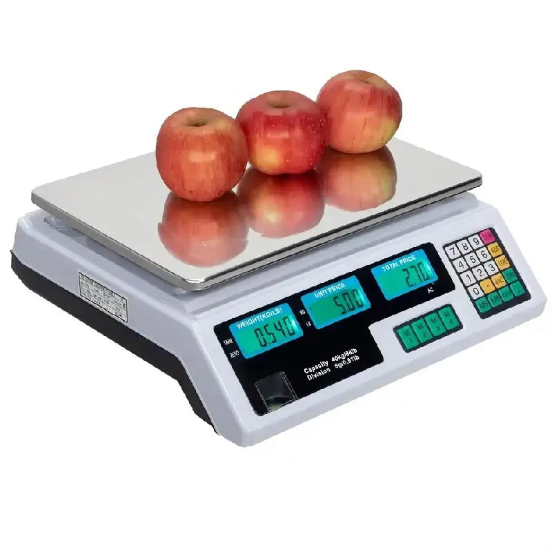 BÁSCULA DIGITAL de 40kg, pantalla de doble cara⚖️