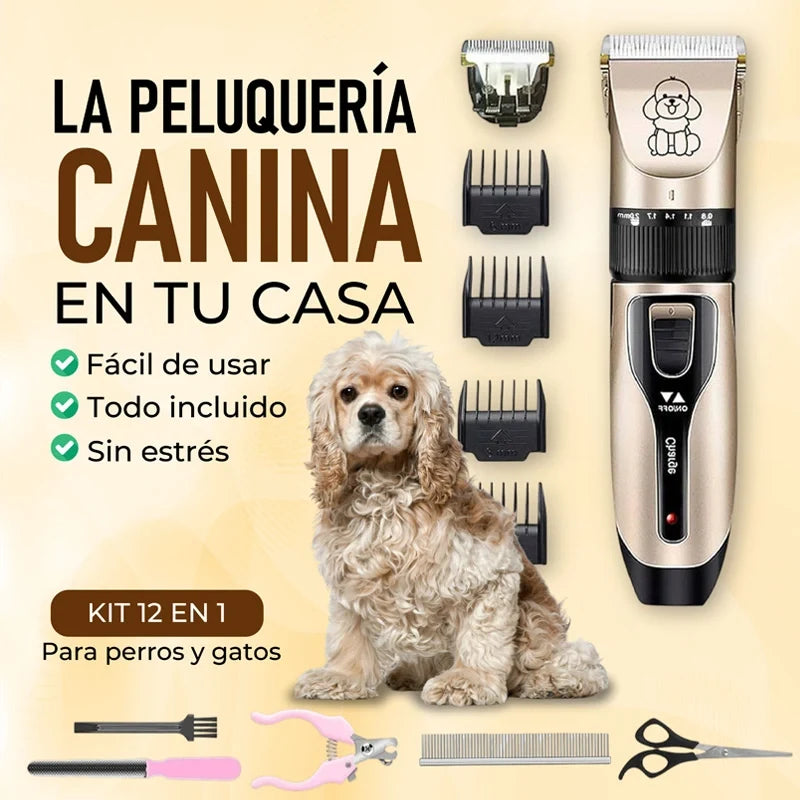 Kit Grooming 12 en 1: Todo lo que tu mascota necesita 🐶😺