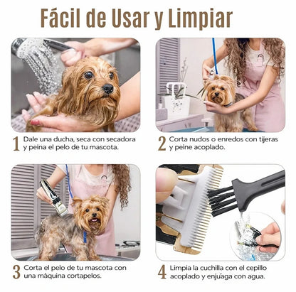 Kit Grooming 12 en 1: Todo lo que tu mascota necesita 🐶😺