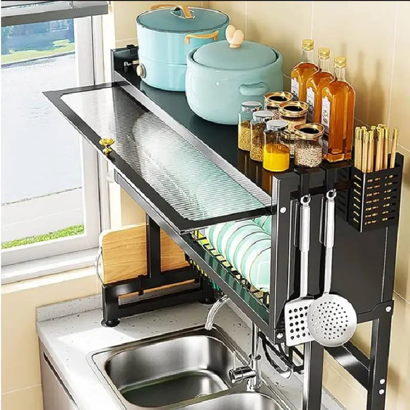 Estante de almacenamiento para lavavajillas, escurridor de platos