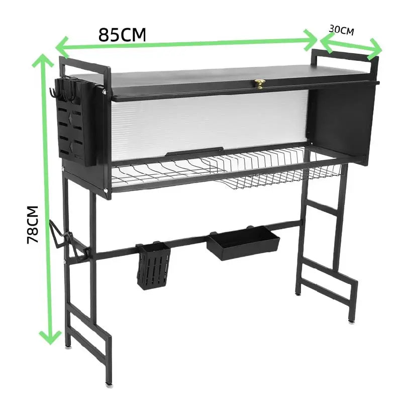 Estante de almacenamiento para lavavajillas, escurridor de platos