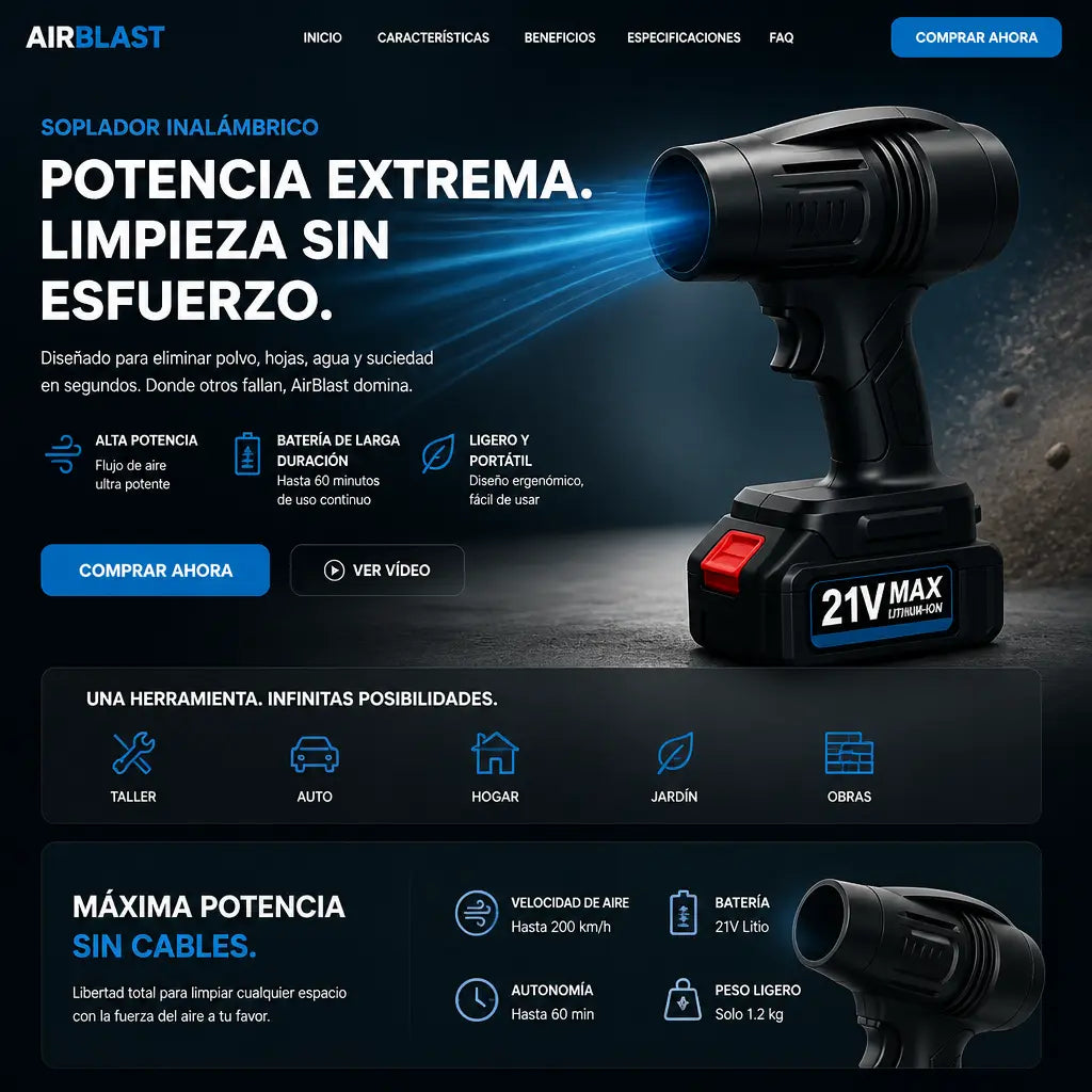 Limpia en segundos lo que antes te tomaba minutos de esfuerzo